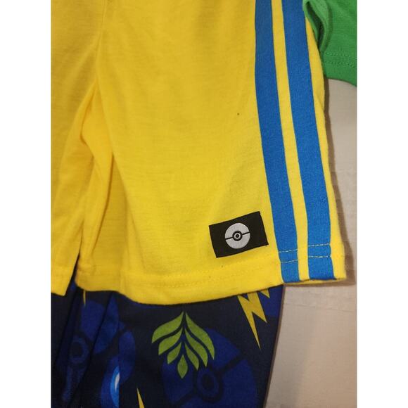 3 Boys Pajama Set Pokemon Size 6 Pants 2 Shorts - Picture 3 of 7